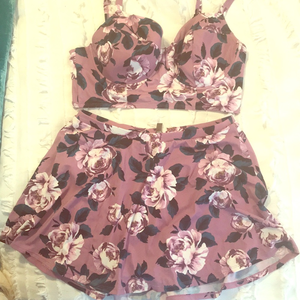 Torrid 2 piece bathing suit